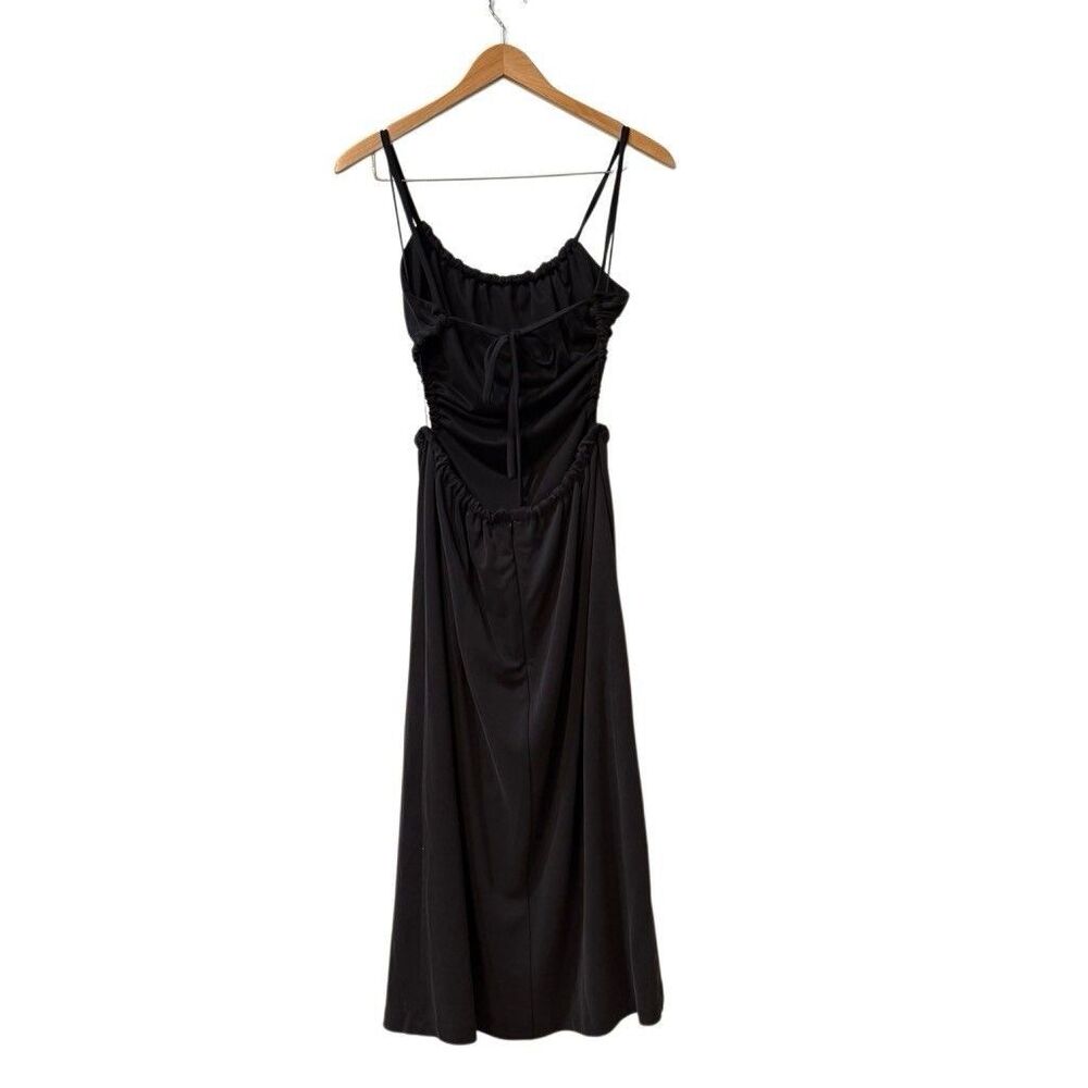 NWT Third Form Pull In Midi Dress Size 8 Open Back Washed Black - Picture 3 of 10